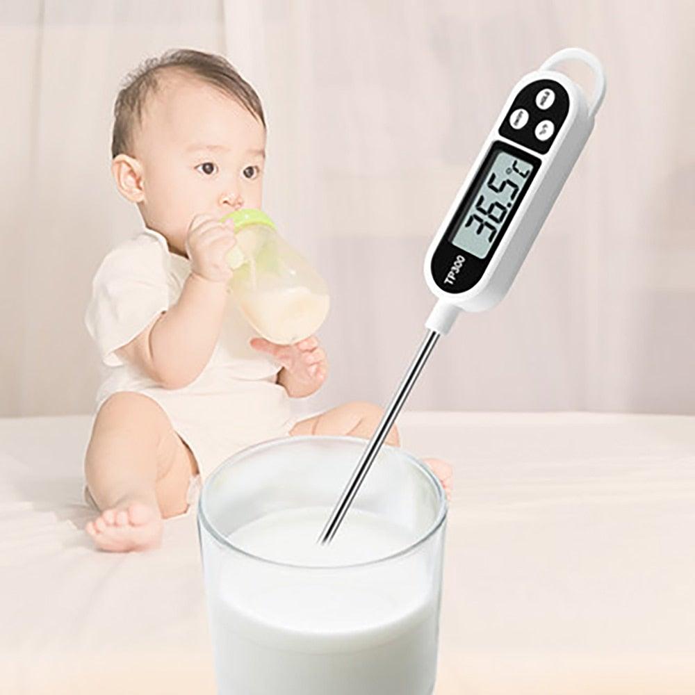 Food Thermometer TP300 Digital Candy Cooking Thermometer Kitchen Cooking Thermometer Instant Read for BBQ Grill Oil Milk Bath Water Deep Fry Candle Temperature Digital Kitchen Thermometer For Meat Cooking Food Probe BBQ Electronic Oven Kitchen Tools Stevvex