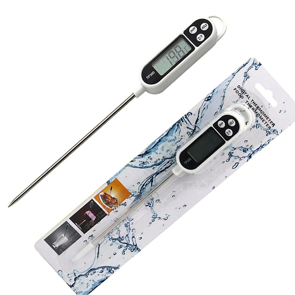 Food Thermometer TP300 Digital Candy Cooking Thermometer Kitchen Cooking Thermometer Instant Read for BBQ Grill Oil Milk Bath Water Deep Fry Candle Temperature Digital Kitchen Thermometer For Meat Cooking Food Probe BBQ Electronic Oven Kitchen Tools Stevvex