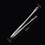 Food Tongs Stainless Steel Barbecue Tongs Meat Salad Steak Food Serving Tongs Tweezers Long BBQ Cooking Tongs Kitchen Utensils Stainless Steel Kitchen BBQ Tongs Stevvex