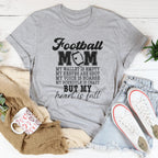 Football Mom My Wallet Is Empty Tee Peachy Sunday