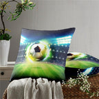 Football Pillow Case Decoration Sofa Cushion Pillow Case Throw Pillow Cover Cool Soccer Ball Art Amazing Football Fire Home Artwork Decor Pillow Case Decoration Car Pillow Case