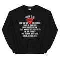 For God So Loved The World Sweatshirt Peachy Sunday