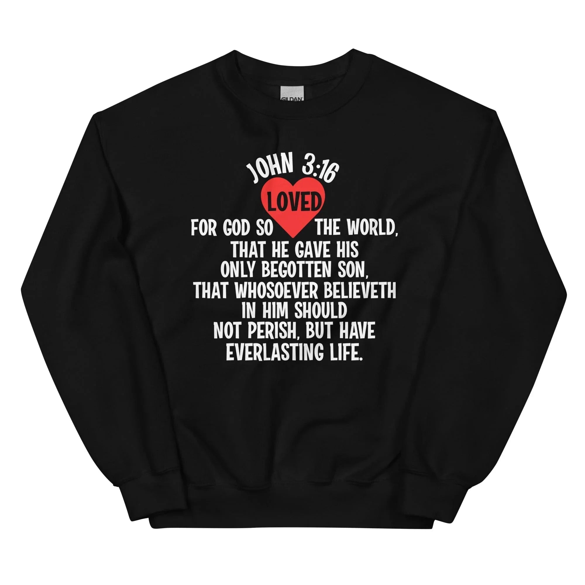 For God So Loved The World Sweatshirt Peachy Sunday