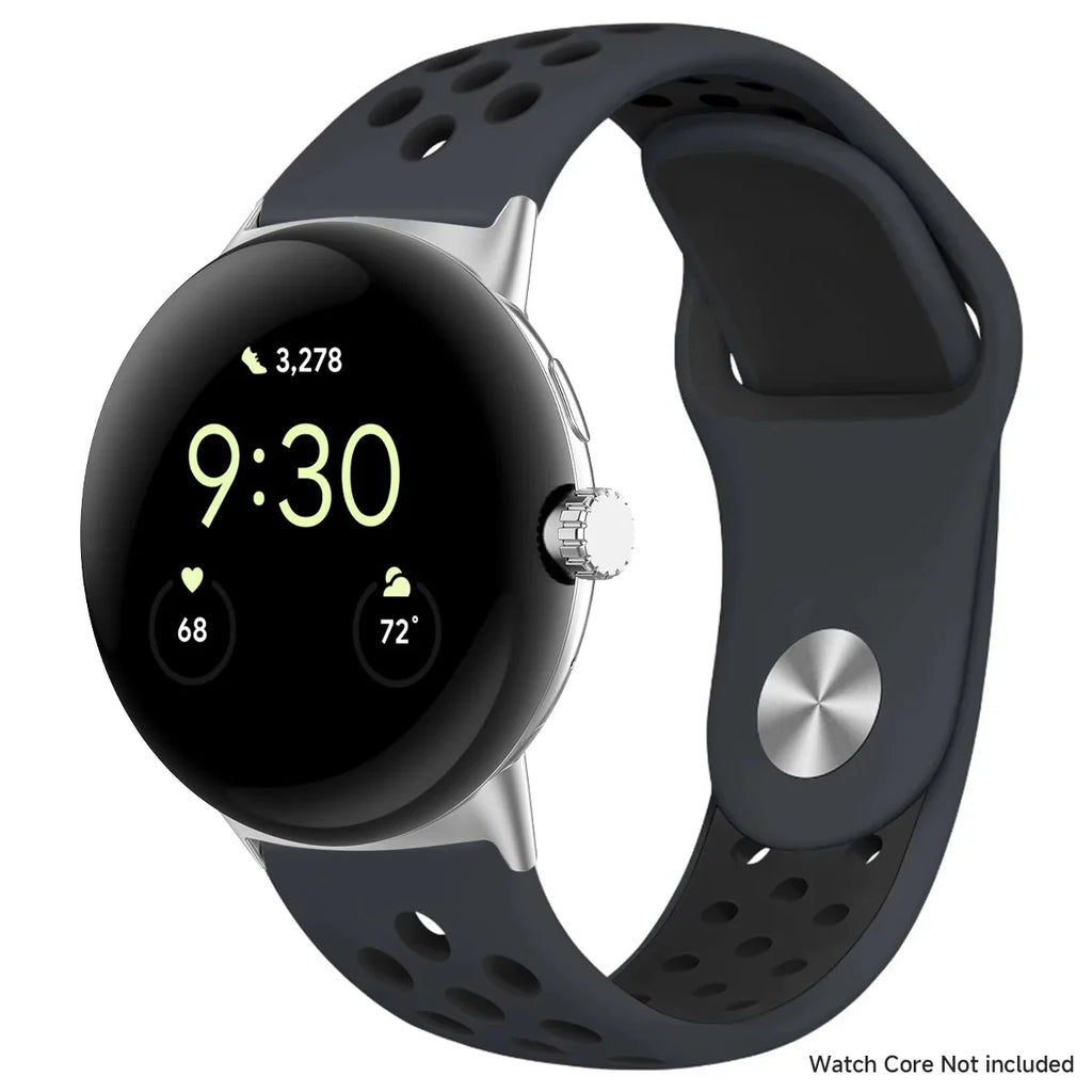 For Google Pixel 1-4 41/45mm Silicone Band - Breathable
