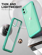 For iPhone 11 Case 6.1 inch Stylish Protective Bumper Case Elegant Cover For iPhone 11 6.1 inch Protective Clear Case For iPhone Ultra Slim Shockproof Clear Transparent Soft Case Stevvex