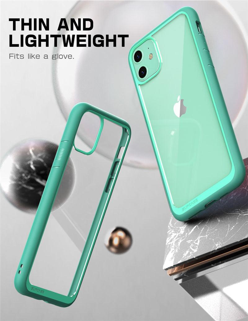 For iPhone 11 Case 6.1 inch Stylish Protective Bumper Case Elegant Cover For iPhone 11 6.1 inch Protective Clear Case For iPhone Ultra Slim Shockproof Clear Transparent Soft Case Stevvex