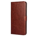 For iPhone X Case Cover for iPhone 8 7 6 6S Plus 5 5S 5SE Luxury PU Leather Flip Wallet Phone Cases Black Simple Card Holder With Magnetic Button Flip Leather Cover Stevvex