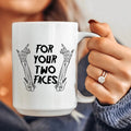 For Your Two Faces Ceramic Mug 15 oz Peachy Sunday