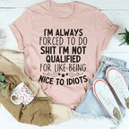 Force To Be Nice Tee Peachy Sunday