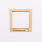 Set of 9 Wooden Photo Frames Enjoy The Wood