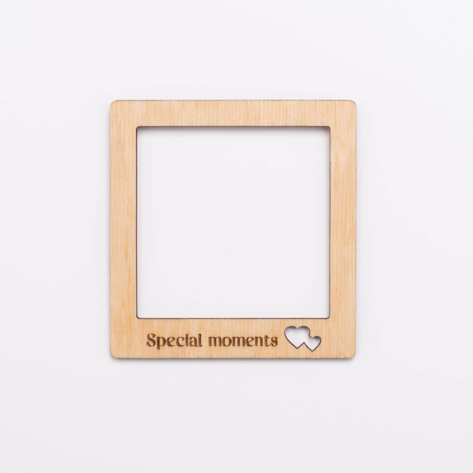 Set of 9 Wooden Photo Frames Enjoy The Wood