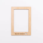 Set of 9 Wooden Photo Frames Enjoy The Wood