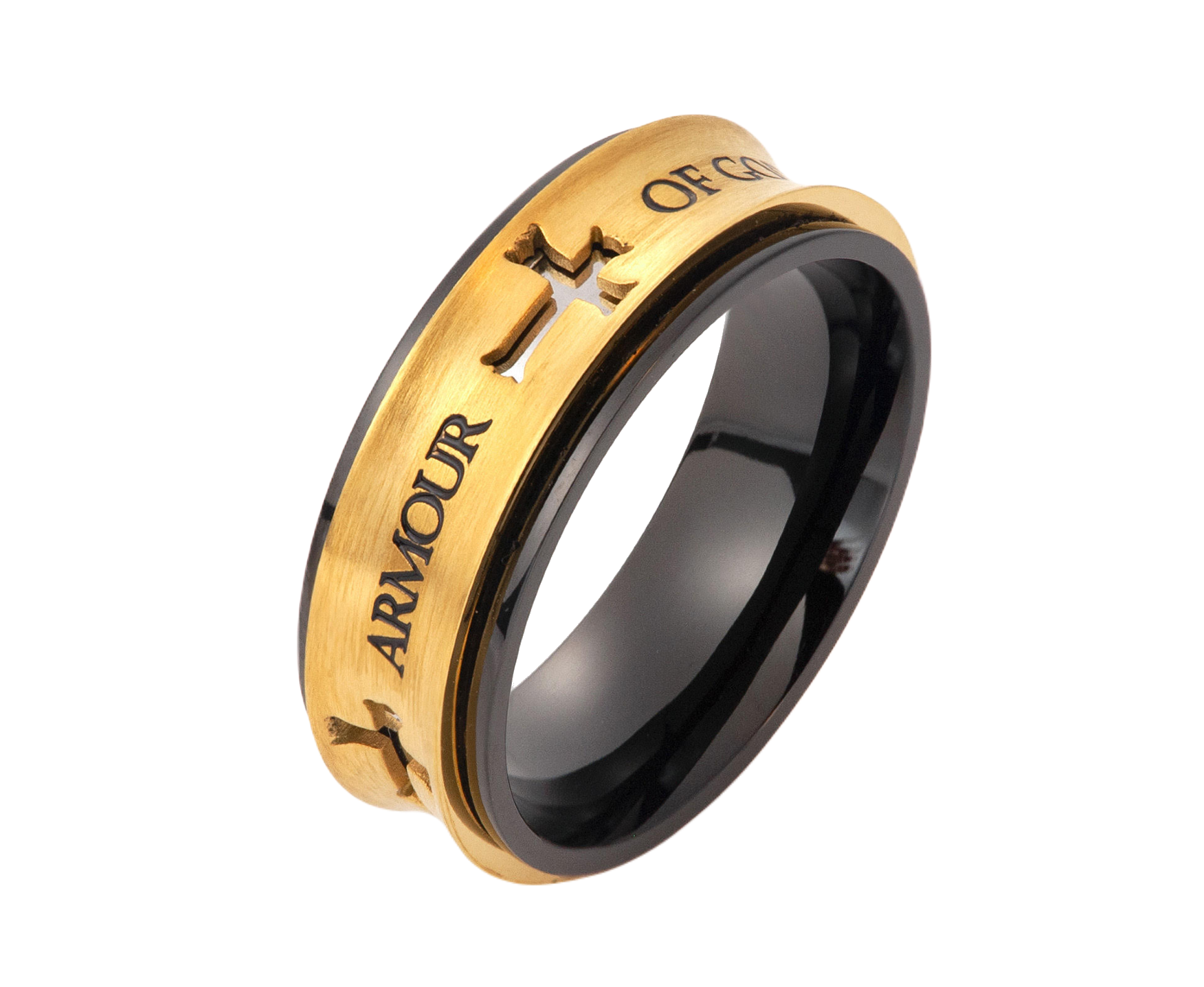 Four Cross Spinner Ring KingdomWear