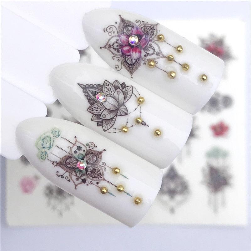 Fox Wolf Animal 3D Embossed Nail Sticker Flower Adhesive Manicure Slider Nail Art Tips Decorations Decals Manicure Design Golden Firework Star Accessories Heart Nail Art Stickers Glitter Decals Love Nail Sequins Laser Heart Nail Stevvex