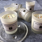 Fragrance Handmade Candle With Glass Candle Stick Pure Natural Soybean Wax With Plant Essential Oils Perfect for Bath Yoga Christmas Birthday Mother's Day Romantic Birthday Scented Candle Creative Soy Wax Hand Gift Candles Stevvex