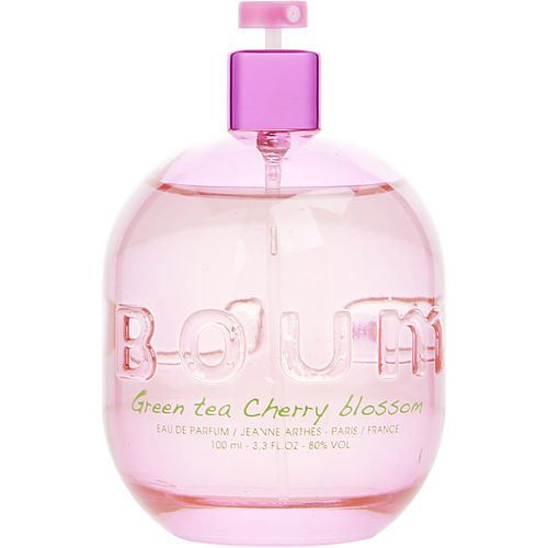BOUM GREEN TEA CHERRY BLOSSOM by Jeanne Arthes EAU DE PARFUM SPRAY 3.3 OZ *TESTER