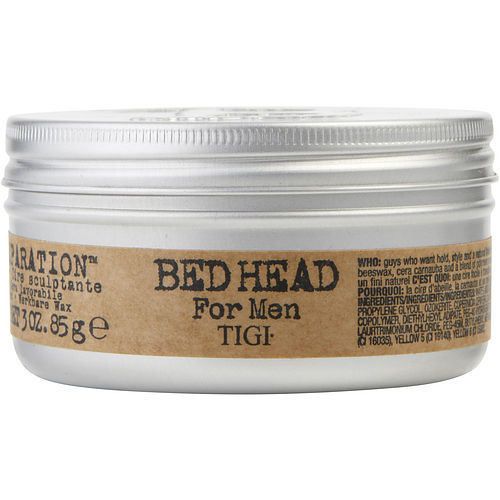 BED HEAD MEN by Tigi MATTE SEPARATION WAX 3 OZ (GOLD PACKAGING)