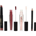 Beauty Fiend Jessica Simpson by Jessica Simpson 4 piece Berry Lip Kit contains Berry Lipstick 0.04 oz + Berry Lip Liner 0.03 oz + Berry Liquid Lip 0.07 oz + Nourishing Lip Topper 0.07 oz