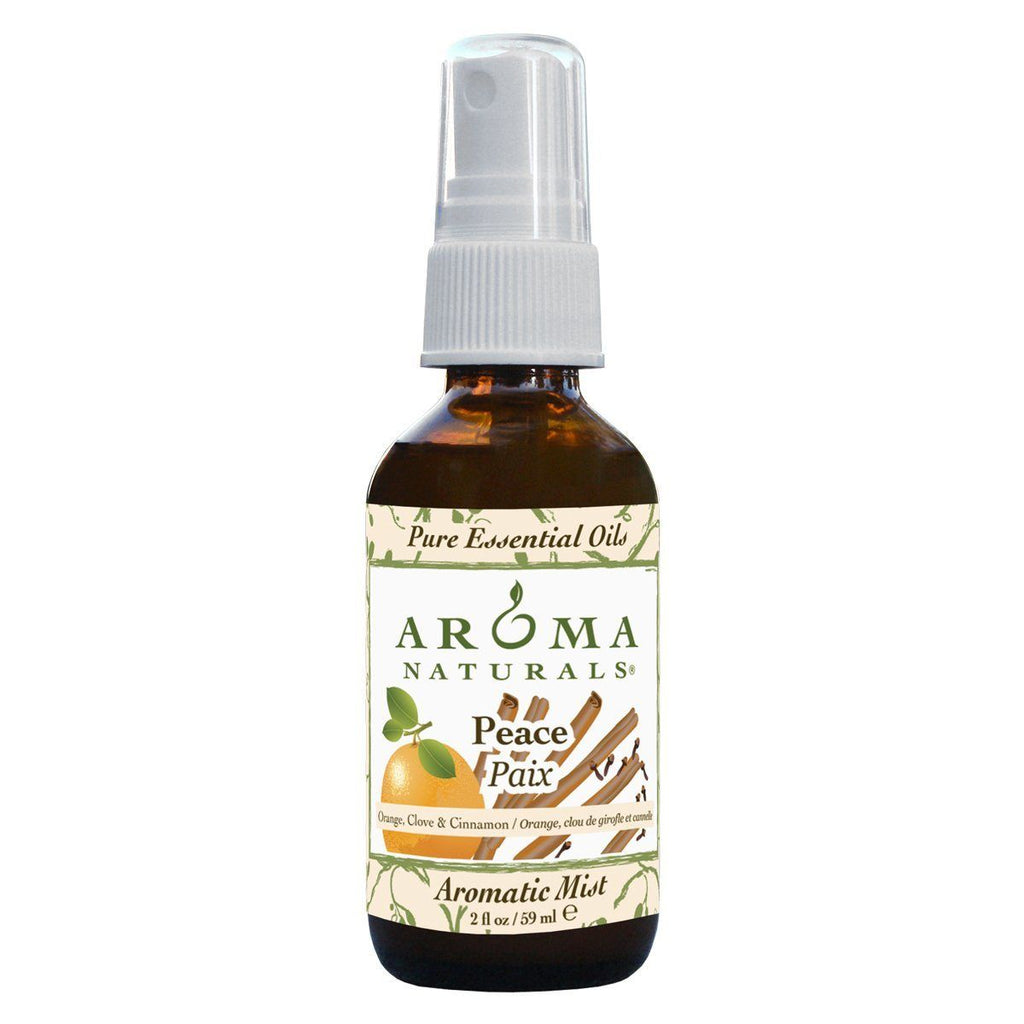 PEACE AROMATHERAPY by Peace Aromatherapy AROMATIC MIST SPRAY 2 OZ - COMBINES THE ESSENTIAL OILS OF ORANGE; CLOVE & CINNAMON TO CREATE A WARM AND COMFORTABLE ATMOSPHERE EasyOptionXY LLC