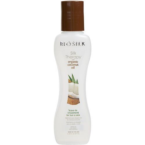 BIOSILK by Biosilk SILK THERAPY WITH ORGANIC COCONUT OIL LEAVE IN TREATMENT 2.2 OZ