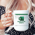 Freak In The Sheets Mug 15 oz Peachy Sunday