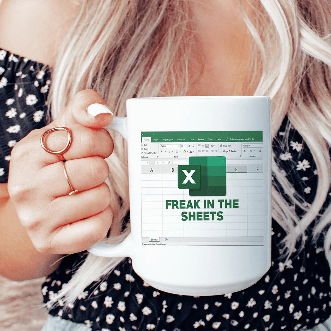 Freak In The Sheets Mug 15 oz Peachy Sunday
