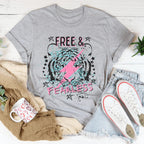 Free & Fearless Tee Peachy Sunday