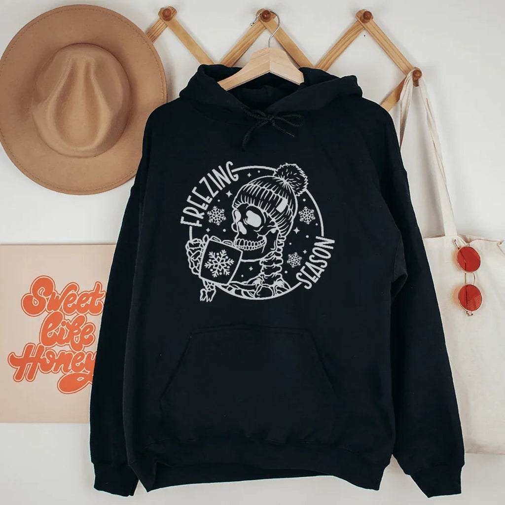 Freezing Season Hoodie Peachy Sunday
