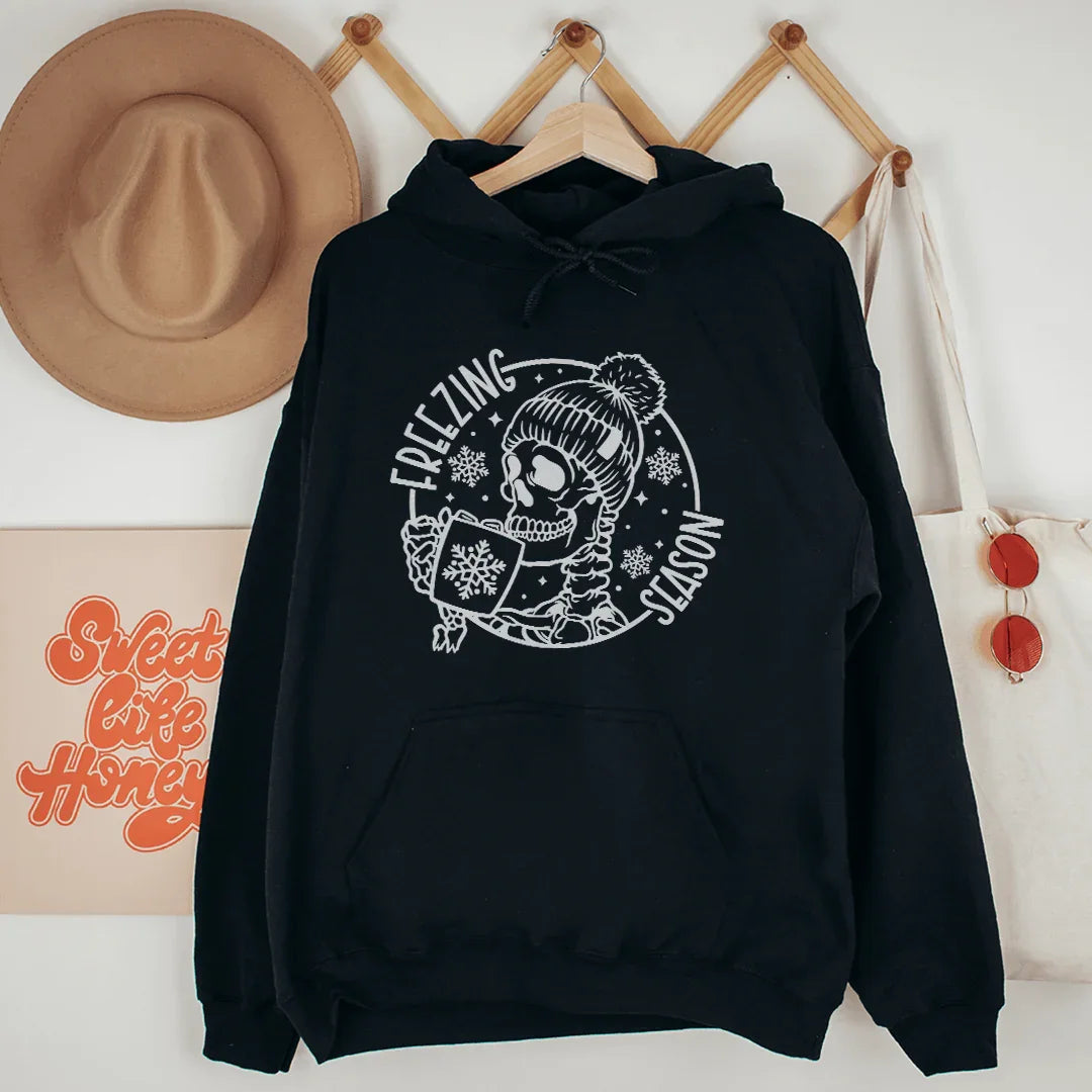Freezing Season Hoodie Peachy Sunday