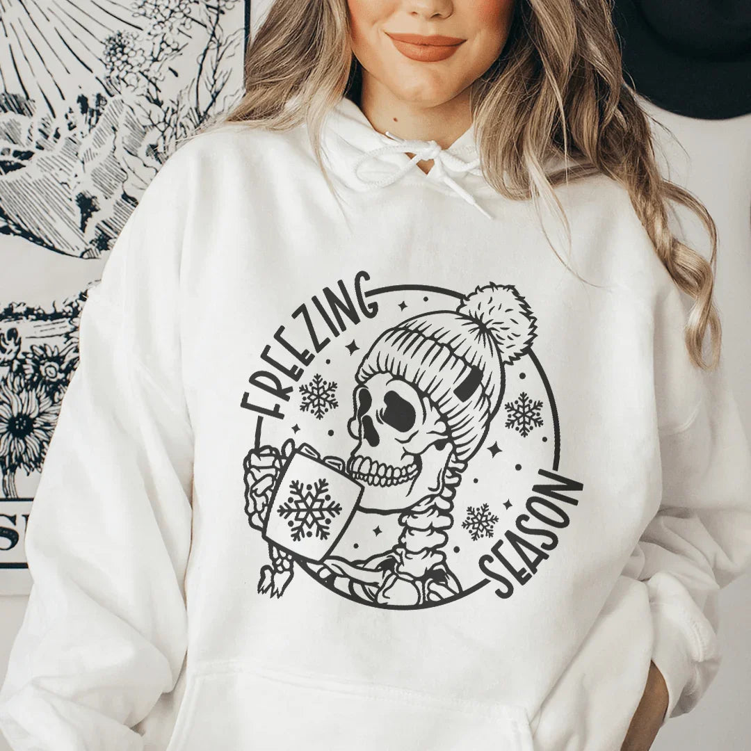 Freezing Season Hoodie Peachy Sunday