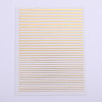 French Rose Gold Striping Tape Nail Design Stripe Lines Geometry 3D Sticker for Nails Gel Polish Sticker Decals for Manicuring Decorations Manicure Stickers Decals Silver Strip Line Nail Decal Self-Adhesive 3D Wave Decal Decoration Metallic Curve Design