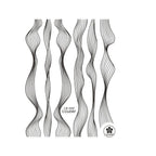 French Rose Gold Striping Tape Nail Design Stripe Lines Geometry 3D Sticker for Nails Gel Polish Sticker Decals for Manicuring Decorations Manicure Stickers Decals Silver Strip Line Nail Decal Self-Adhesive 3D Wave Decal Decoration Metallic Curve Design