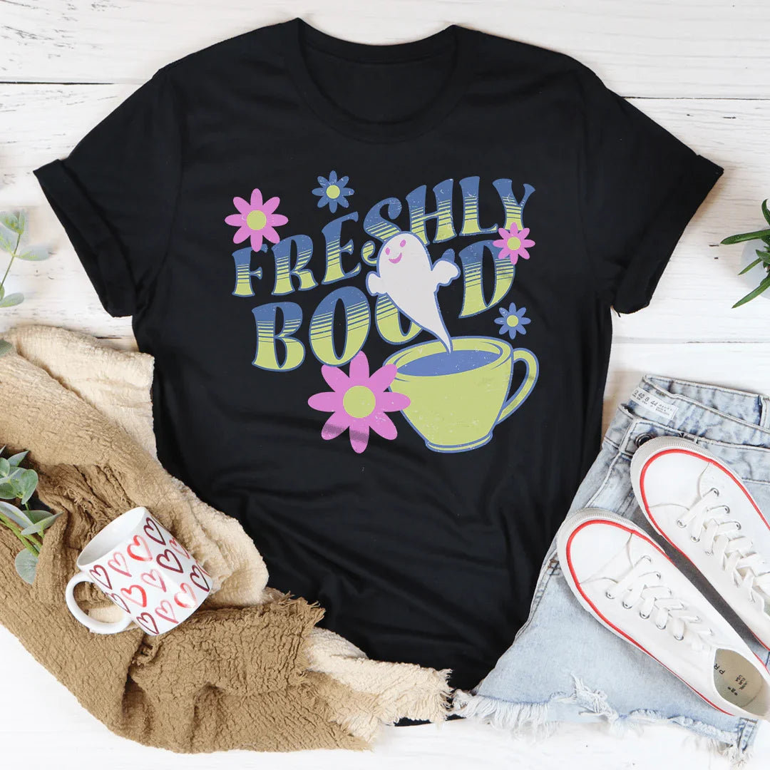 Freshly Boo'd Coffee Tee Peachy Sunday