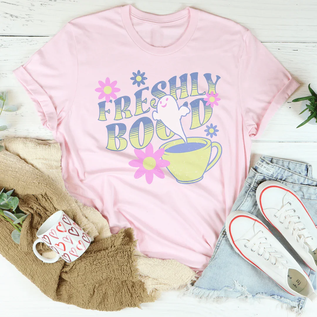 Freshly Boo'd Coffee Tee Peachy Sunday