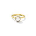 Freshwater Pearl Bombshell Ring Gold-Plated Recycled Metal Band Statement BandsCo Straps