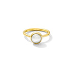 Freshwater Pearl Bombshell Ring Gold-Plated Recycled Metal Band Statement BandsCo Straps