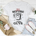 Fries Before Guys Tee Peachy Sunday
