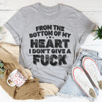 From The Bottom Of My Heart Tee Peachy Sunday