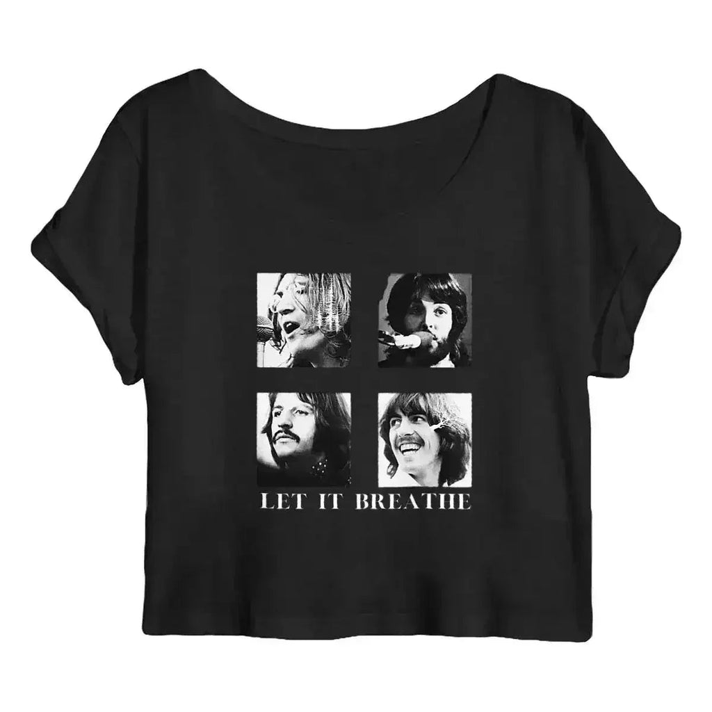 Let it Breathe Organic Cotton Crop Top - SJB-DIAMOND ELITES