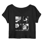 Let it Breathe Organic Cotton Crop Top - SJB-DIAMOND ELITES