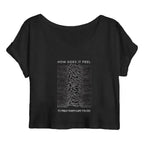 How Does it Feel to Treat Earth Like You Do Joy Division Crop Top - SJB-DIAMOND ELITES