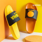 Fruit Home Women Slippers Banana Summer Indoor Flats Orange Bathroom Slides Non Slip Fruit Slippers Soft Slide Sandals Non-Slip Bath Shower Slippers Stevvex