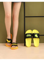 Fruit Home Women Slippers Banana Summer Indoor Flats Orange Bathroom Slides Non Slip Fruit Slippers Soft Slide Sandals Non-Slip Bath Shower Slippers Stevvex