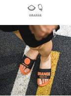 Fruit Home Women Slippers Banana Summer Indoor Flats Orange Bathroom Slides Non Slip Fruit Slippers Soft Slide Sandals Non-Slip Bath Shower Slippers Stevvex