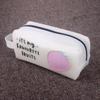 Fruit Pattern Pencil Case Large Capacity Candy Colors Pencil Cases High School College Office Supply Pencil Box Stevvex
