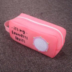Fruit Pattern Pencil Case Large Capacity Candy Colors Pencil Cases High School College Office Supply Pencil Box Stevvex
