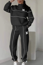 Hoodless Pullover Sweatshirt Sets Pi-Mart