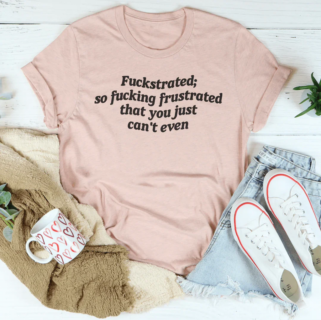 Frustrated Tee Peachy Sunday