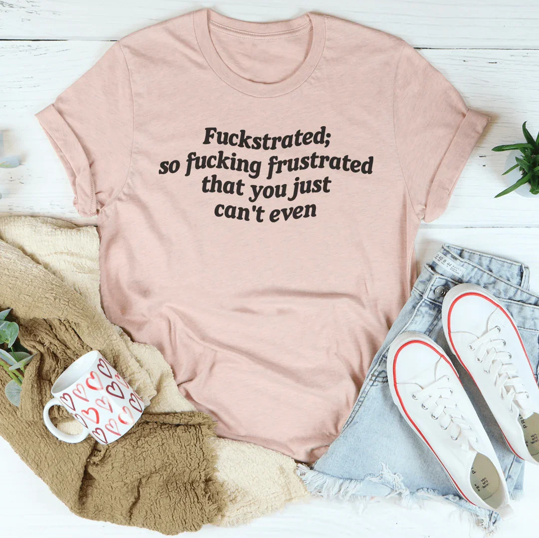 Frustrated Tee Peachy Sunday