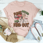 Fudge Around And Find Out Tee Peachy Sunday